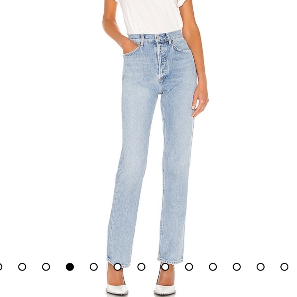 AGOLDE Lana Straight Leg Jeans